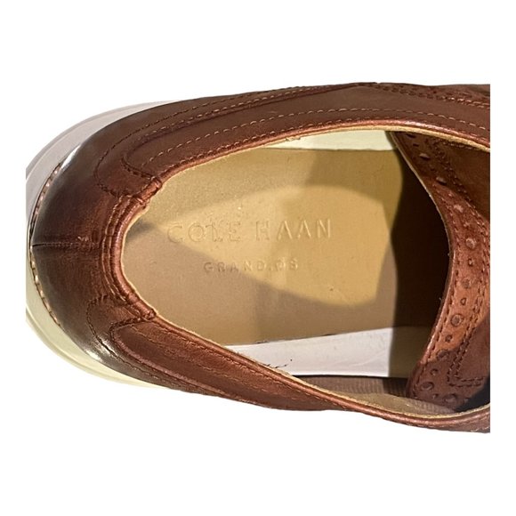 Cole Haan Men’s 2.ZeroGrand Wingtip Oxford Size 13M in British Tan Leather main image 7